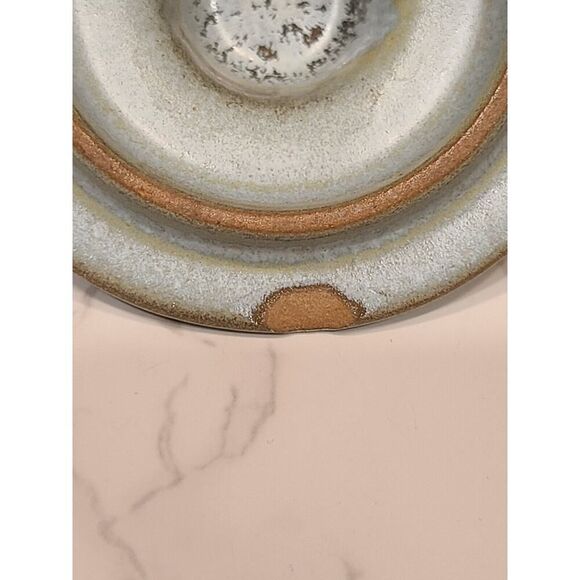 Vintage Frankoma Pottery Mayan Aztec Blue/Green Creamer 7A & Lidded Sugar 7B - Picture 4 of 8